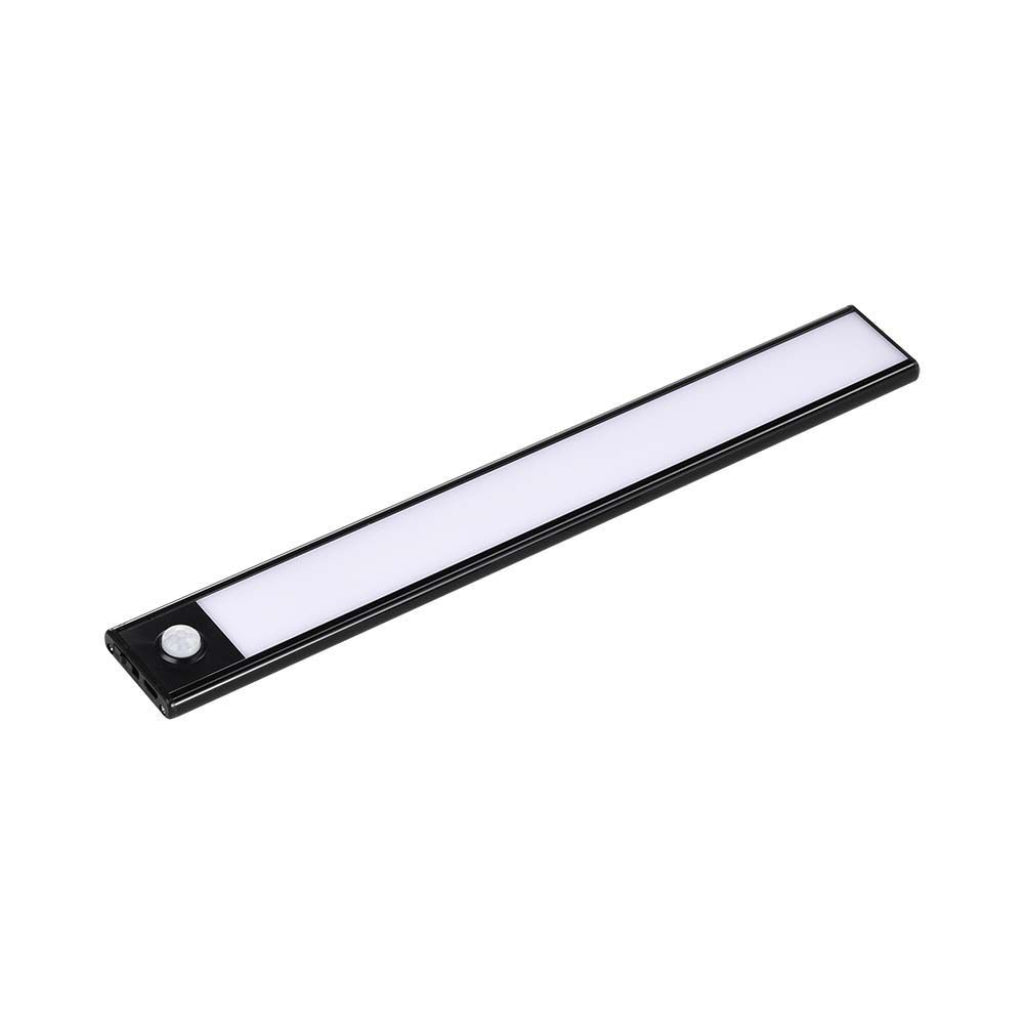 1,5W Micro-USB polnilna LED svetilka PIR senzor Črna 4000K IP20