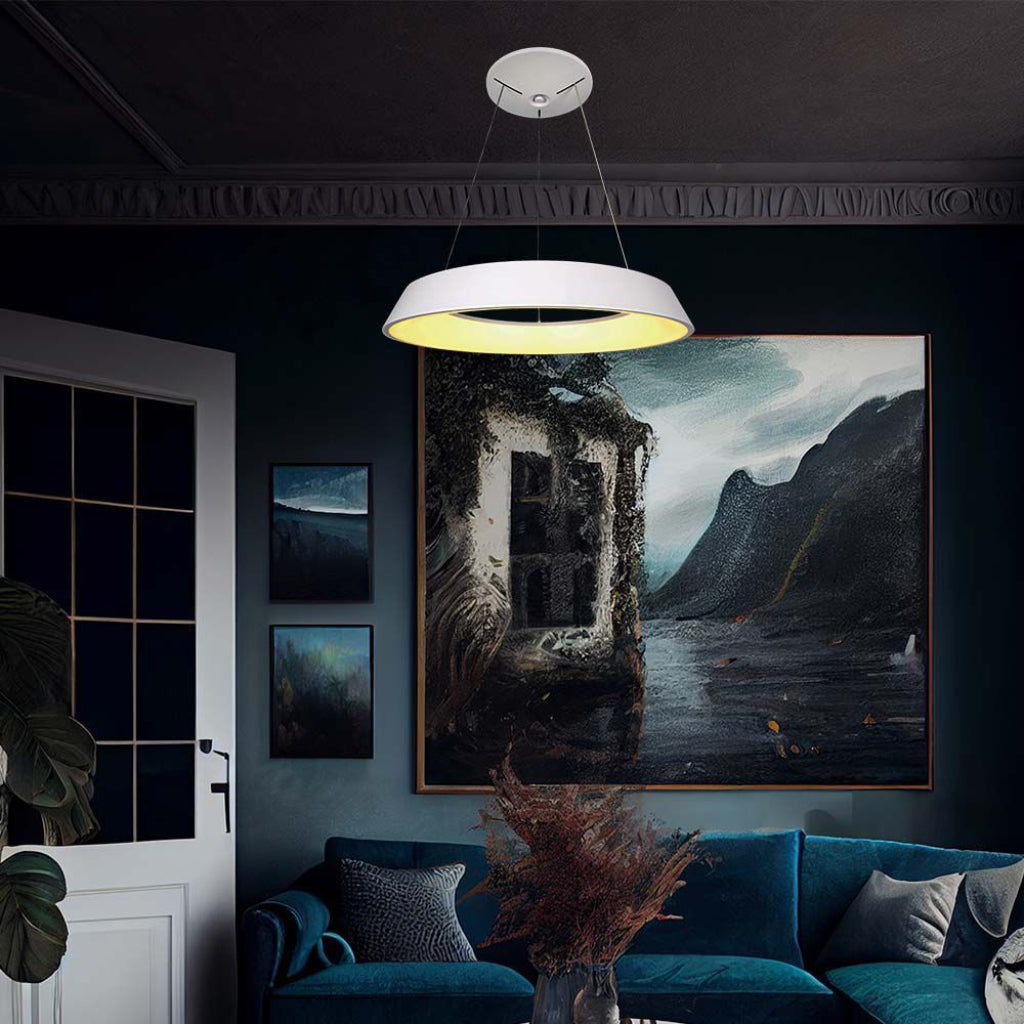 48W LED viseča svetilka zatemnitvena bela 3000K