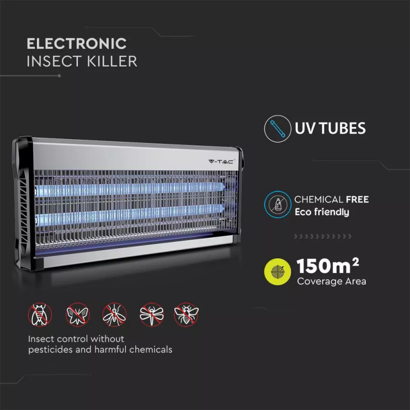 2 x 20W Electronic insect killer