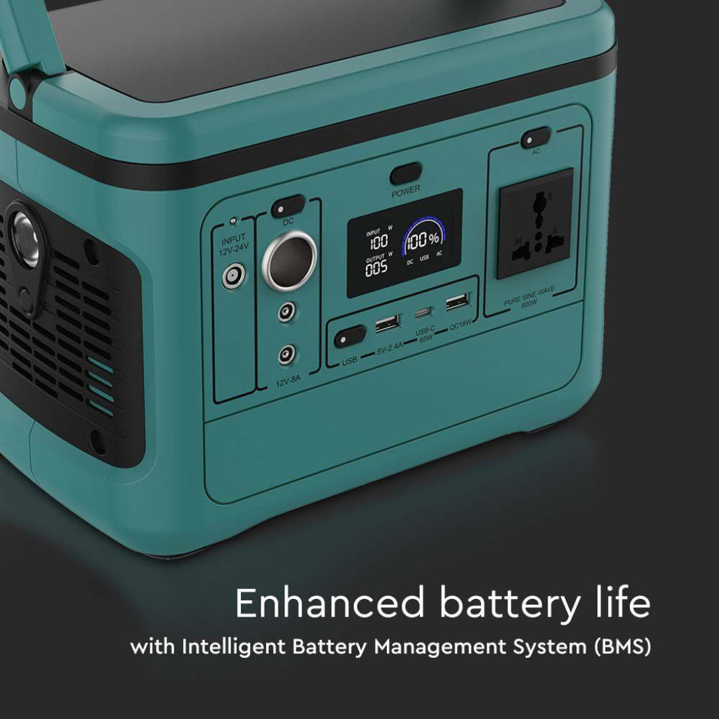 Prenosna elektrarna z litijevo baterijo za shranjevanje LiFePO4 568 Wh