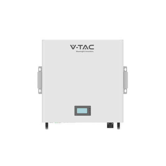 5,12kWh V-TAC stenska litijeva baterija z integriranim BMS za fotovoltaične pretvornike (51,2V 100Ah) SKU11526