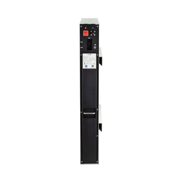 7,68kWh V-TAC stenska baterija litij-železo-fosfat (LiFePO4) integriran BMS za fotovoltaične pretvornike (48V 160Ah) SKU11548