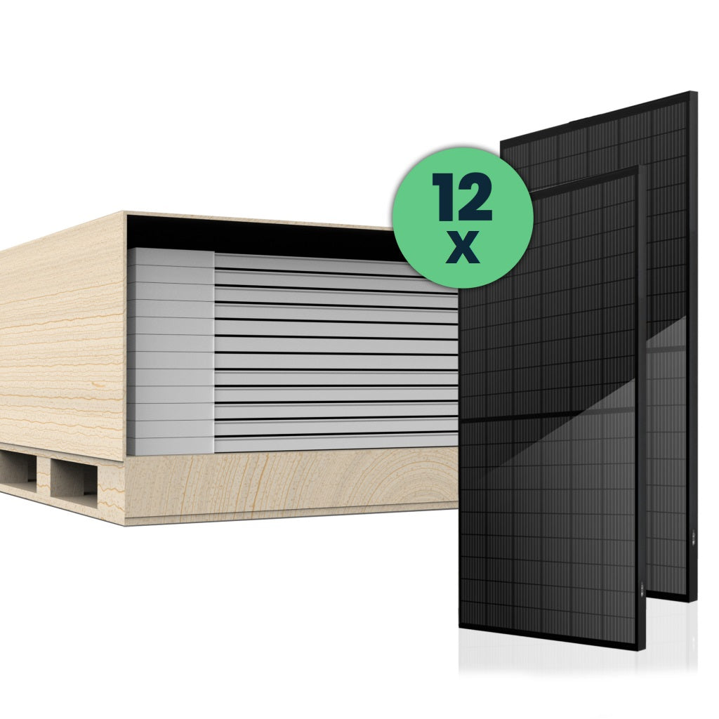 Komplet V-TAC 5 kW (4,92 kW) z 12 monokristalnimi solarnimi paneli - črn okvir 410 W 1722*1134*35 mm SKU11562