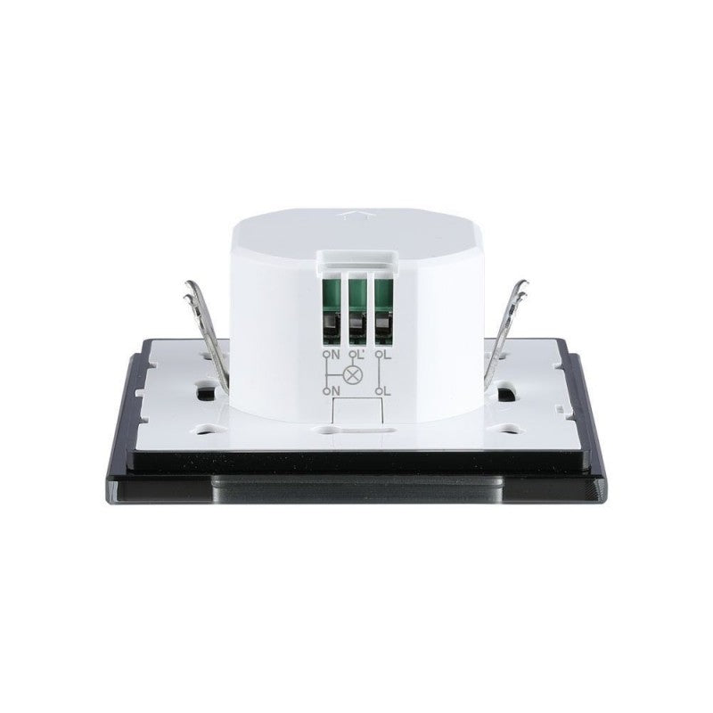 Sensor Gibanja Mikrovalovni Črni Vgradni /kot 180/5-15m/do 1200w