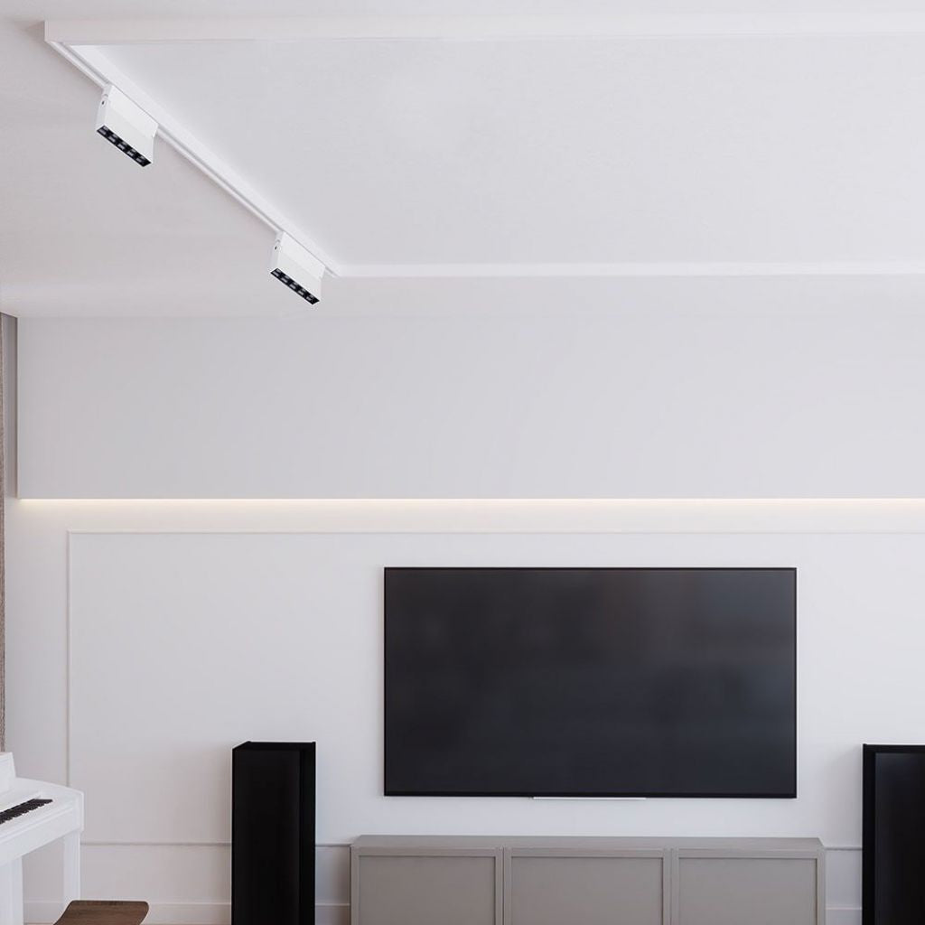 12W LED Tračno Svetilo SAMSUNG Bela 4000K - za navadno tirnico