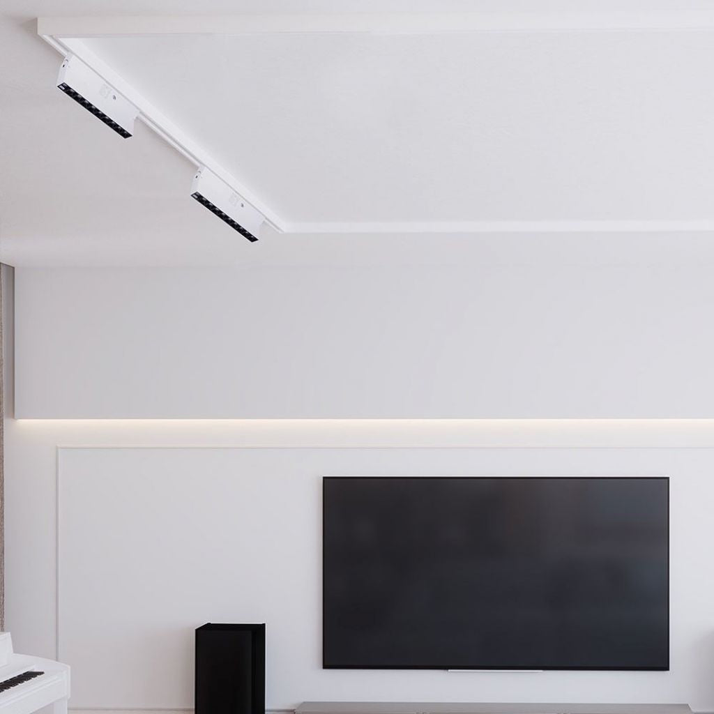 25W LED Tračno Svetilo SAMSUNG Bela 2700K - za navadno tirnico