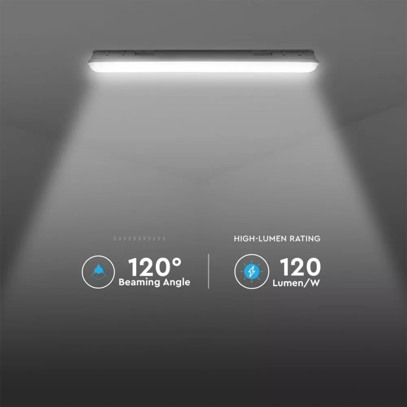 LED Svetilo za Vlažne Prostore 1500mm 48W 6400K