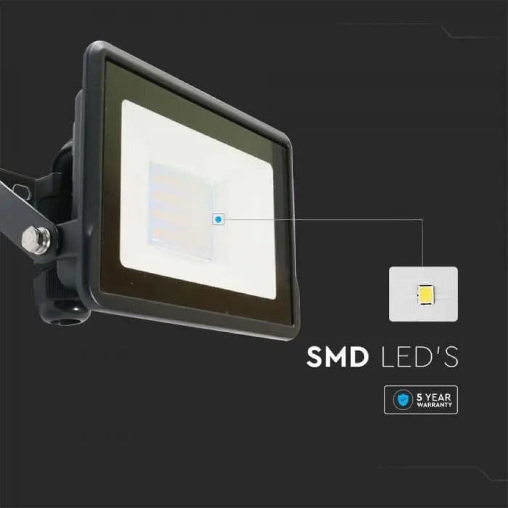 LED Reflector 20W Black 3000K IP65