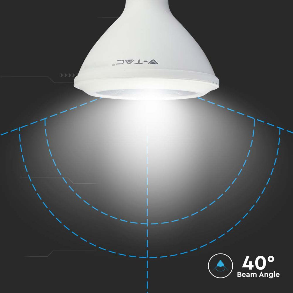 LED Žarnica E27 12,8W PAR38 6500K