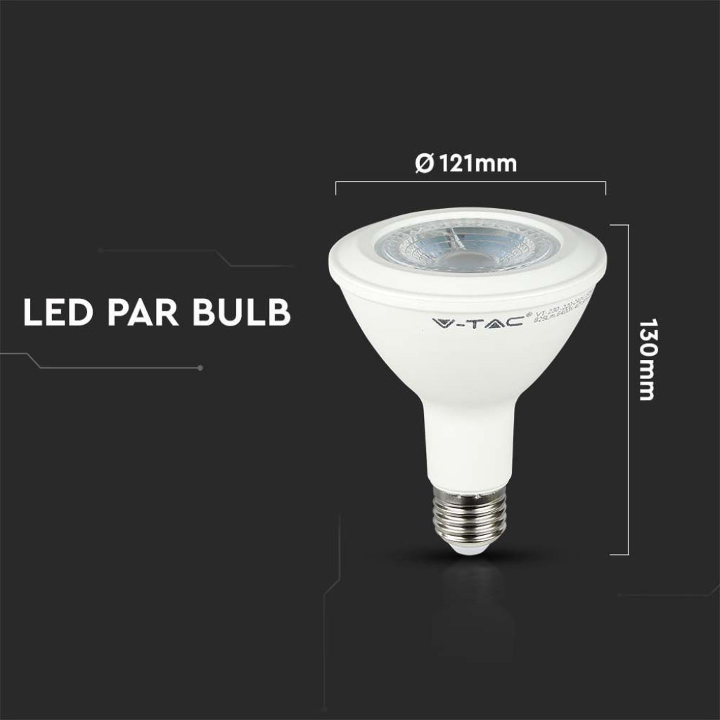 LED Žarnica E27 12,8W PAR38 6500K