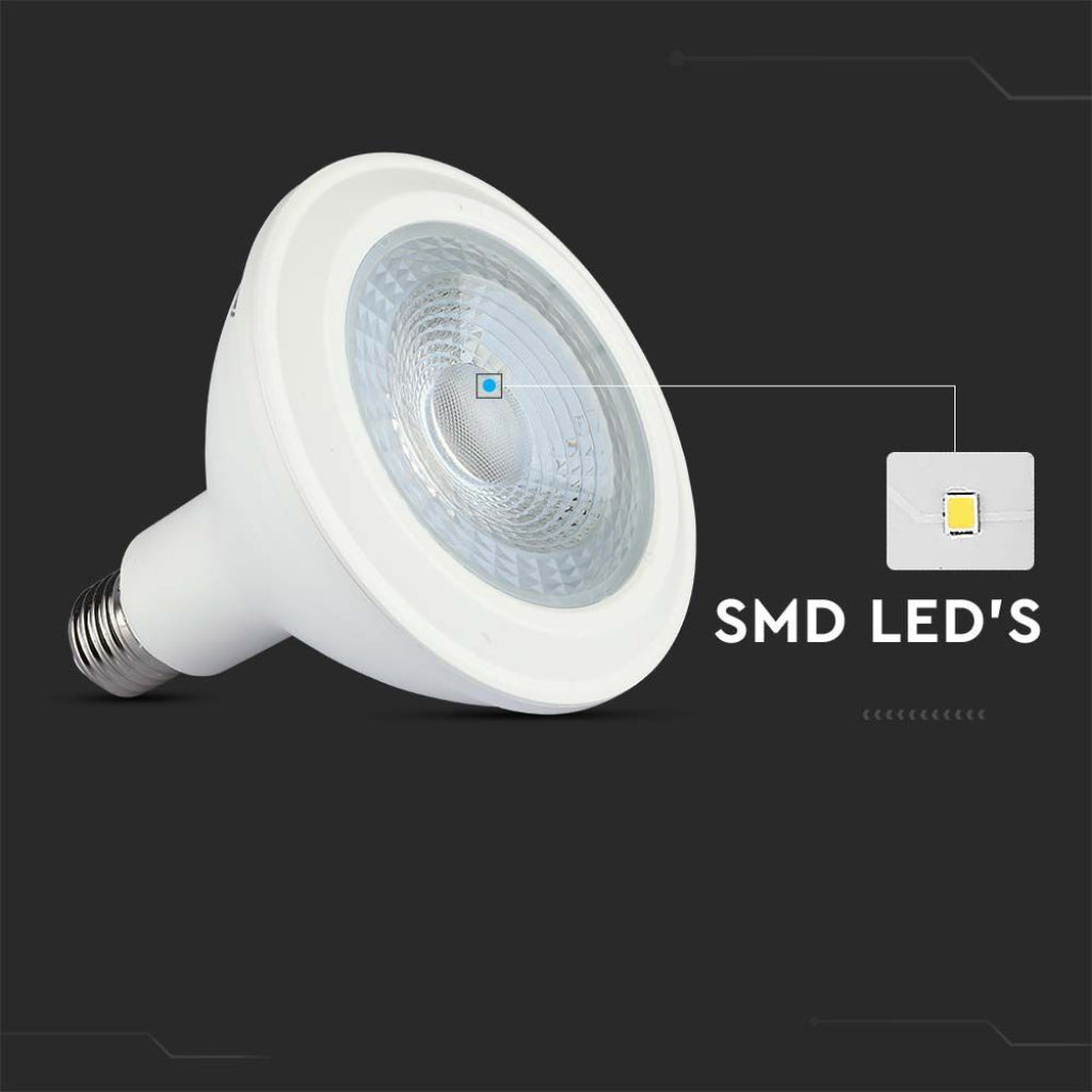 LED Žarnica E27 12,8W PAR38 6500K