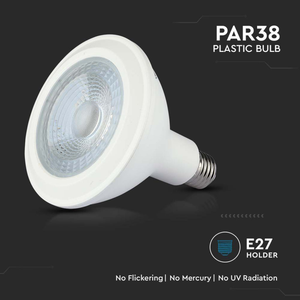 LED Žarnica E27 12,8W PAR38 6500K