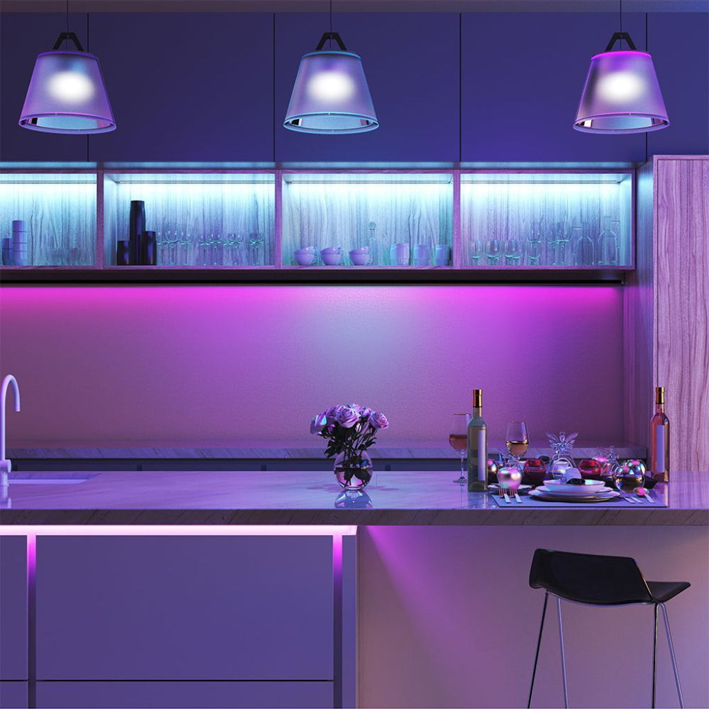 LED Strip Kit SMD5050 10W 5m 60 LEDic RGB + Remote Control IP20