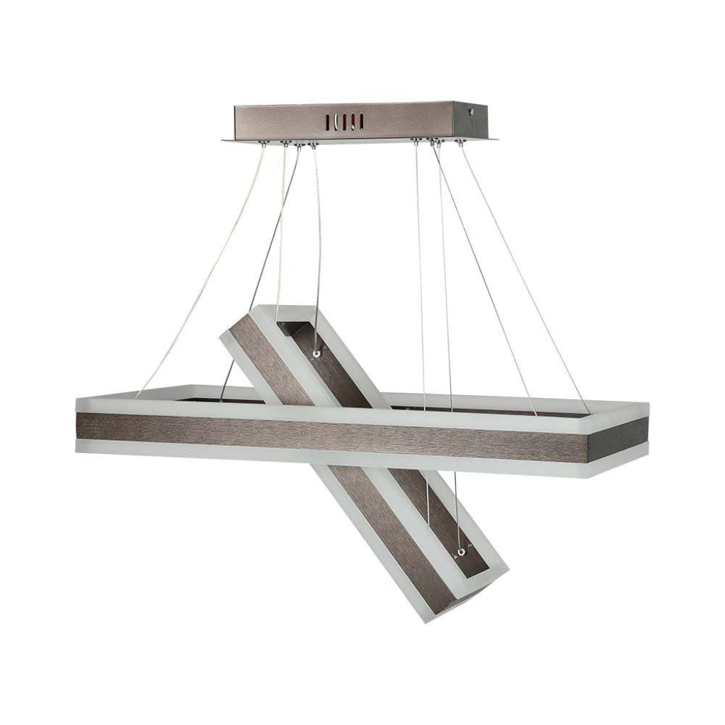 Ceiling Lamp Wooden Top Black