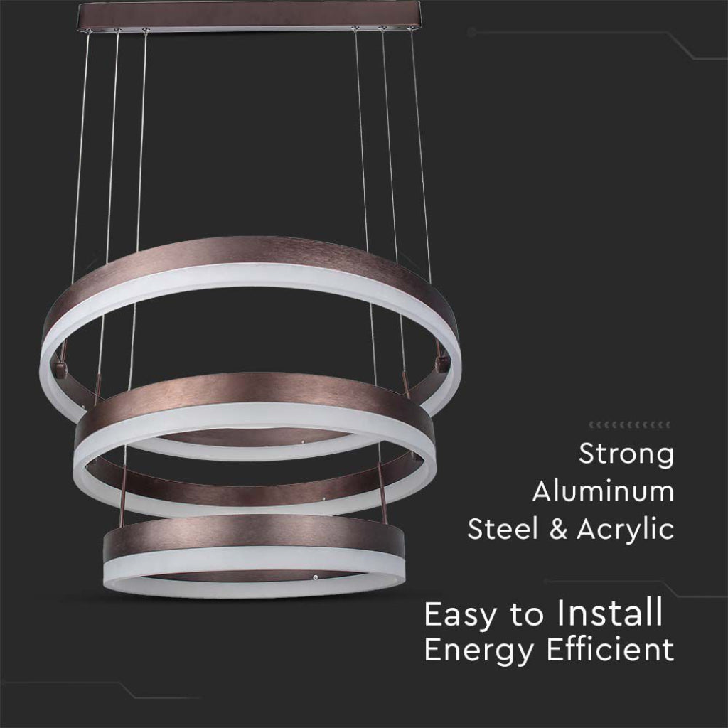 Ceiling Lamp Wooden Top Black