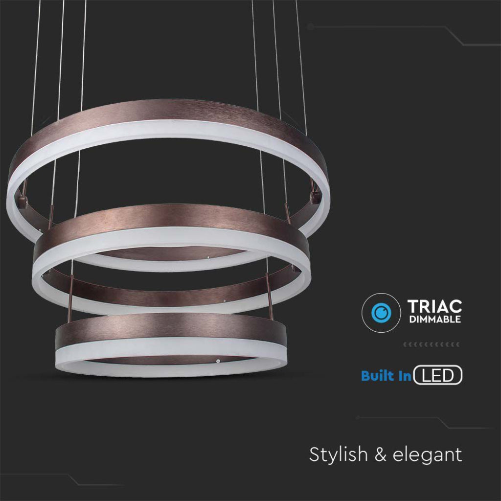 Ceiling Lamp Wooden Top Black