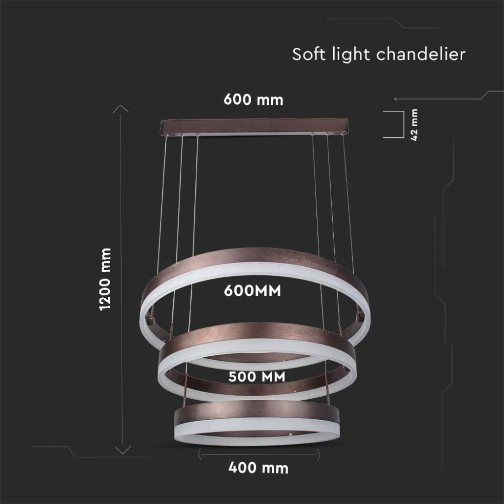 Ceiling Lamp Wooden Top Black