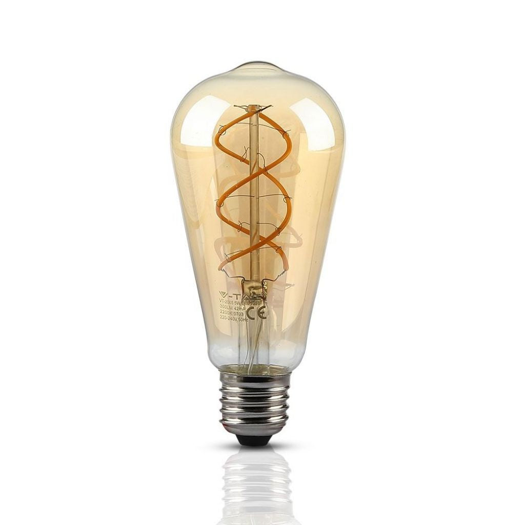 LED Žarnica 4.8W E27 1800K Amber