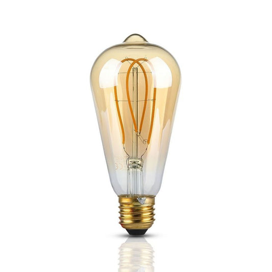LED Žarnica 4.8W E27 1800K Amber