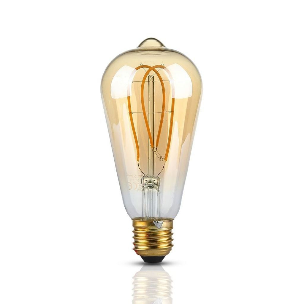 LED Žarnica 4.8W E27 1800K Amber