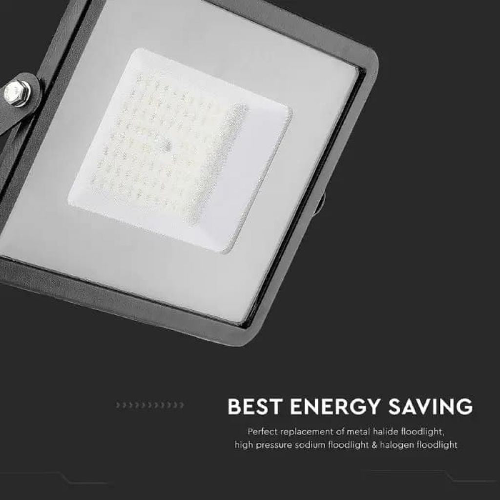 LED spotlight 50W 115LM/W Črn 6500K IP65