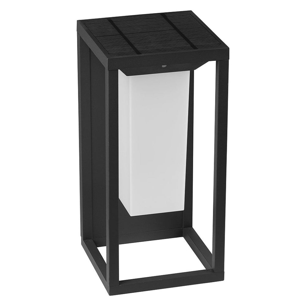 LED Solarna Lanterna Talna/Stenska Siva 2W IP65 3000K