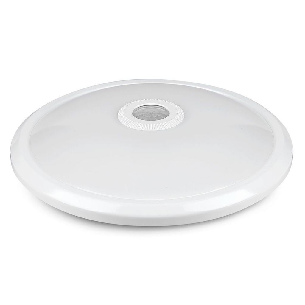 12W LED Stropna Svetilka s Senzorjem Okrogla 6400K