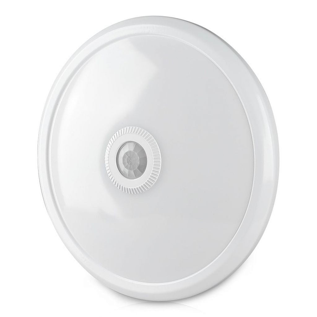 12W LED Stropna Svetilka s Senzorjem Okrogla 6400K
