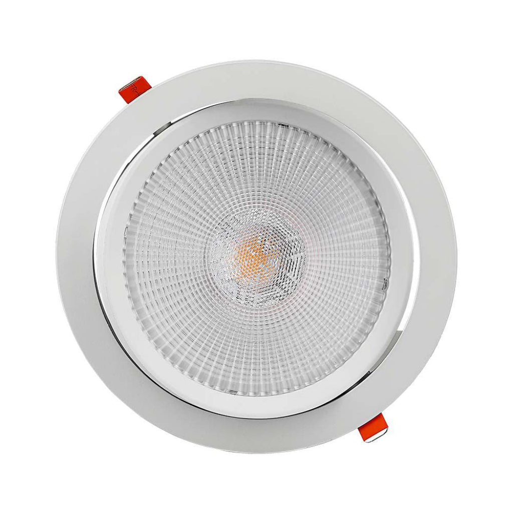 Vgradni nagibni LED spotlight 10W 6400K bel