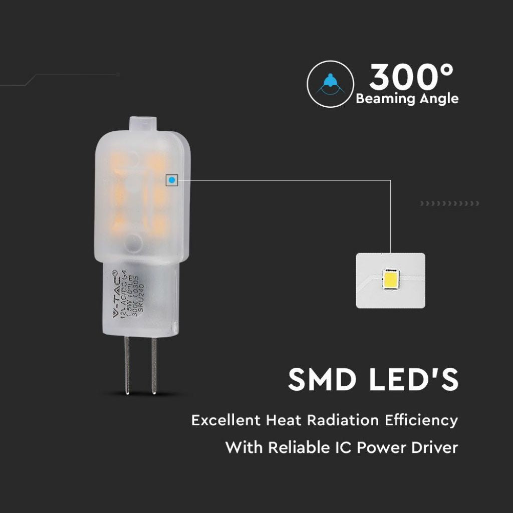 LED Žarnica G4 1.5W 3000K