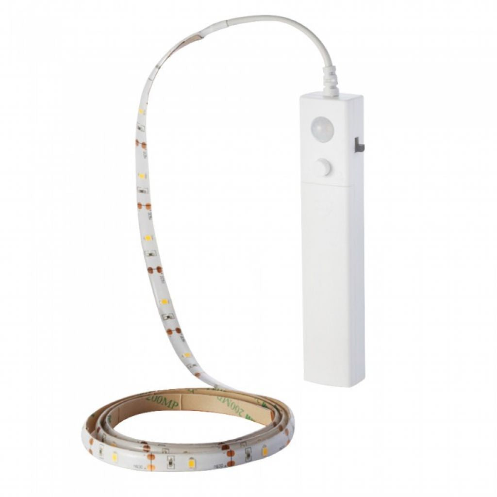 Kit 2.4W LED Strip Battery 2835 Motion Sensor 1m 4000K