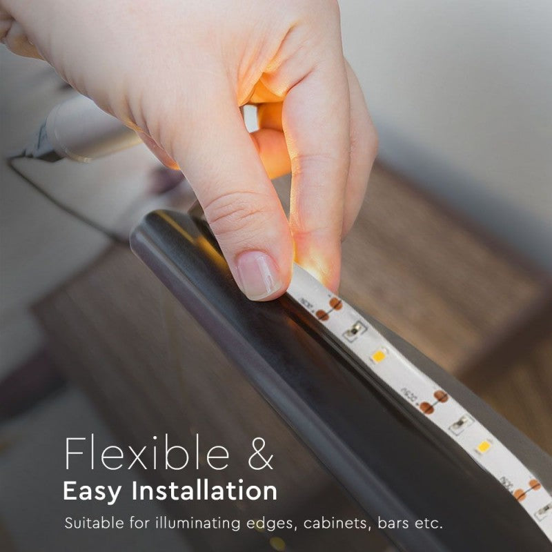 Kit 2.4W LED Strip Battery 2835 Motion Sensor 1m 2700K