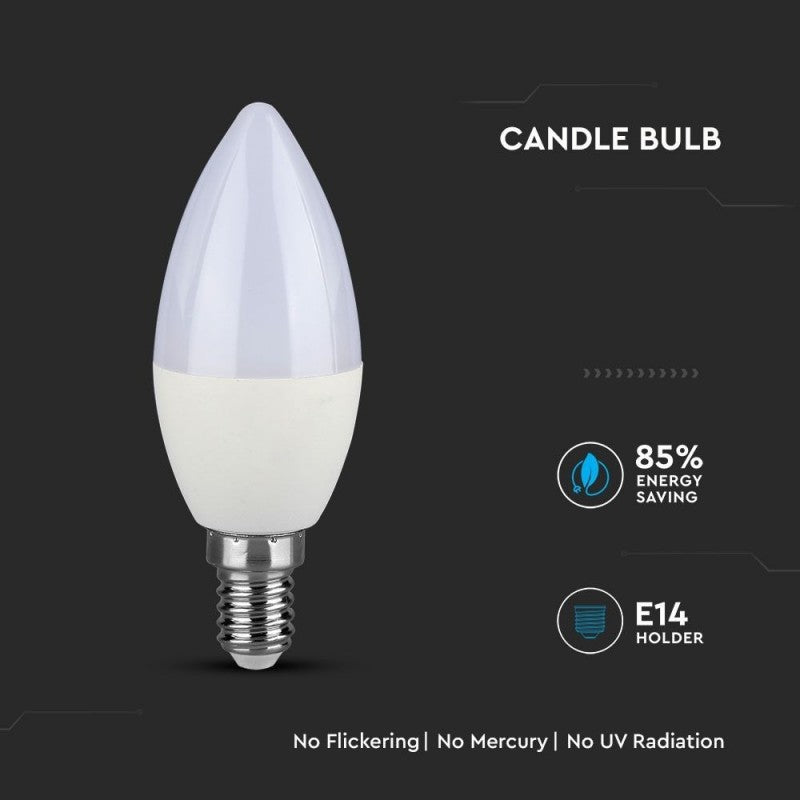 LED Žarnica E14 4,5W Sveča 4000K