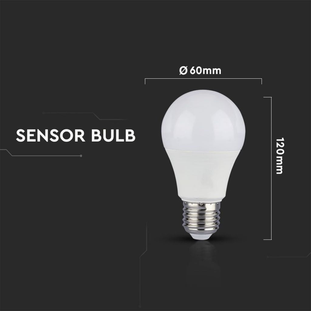 LED Žarnica 11W E27 A60 3000K Mikrovalovni Senzor