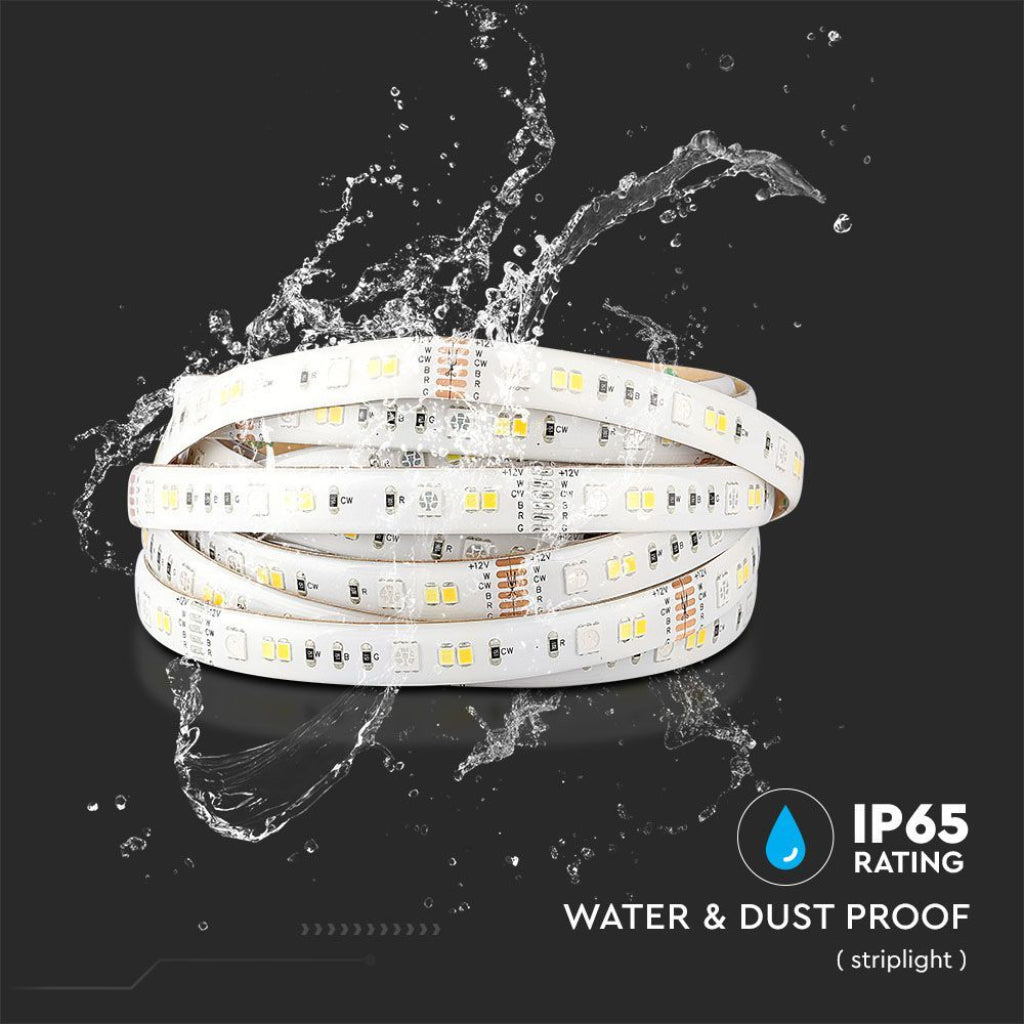 LED Strip Kit SMD5050 15W/m RGB 5m Compatible with Alexa and Google Home IP65