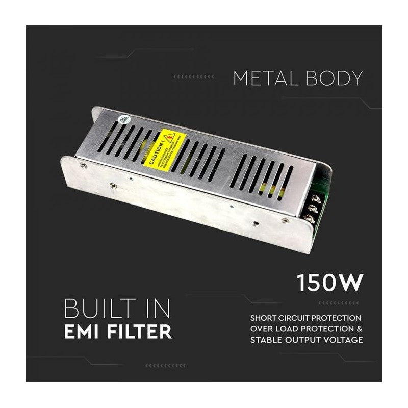 LED Napajalnik 150W 24V 6,25A IP20 za zatemnitveno tipko