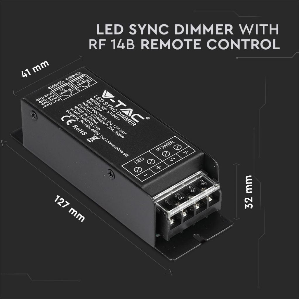 Daljinski Upravljalnik LED Zatemnitveni BF 14B
