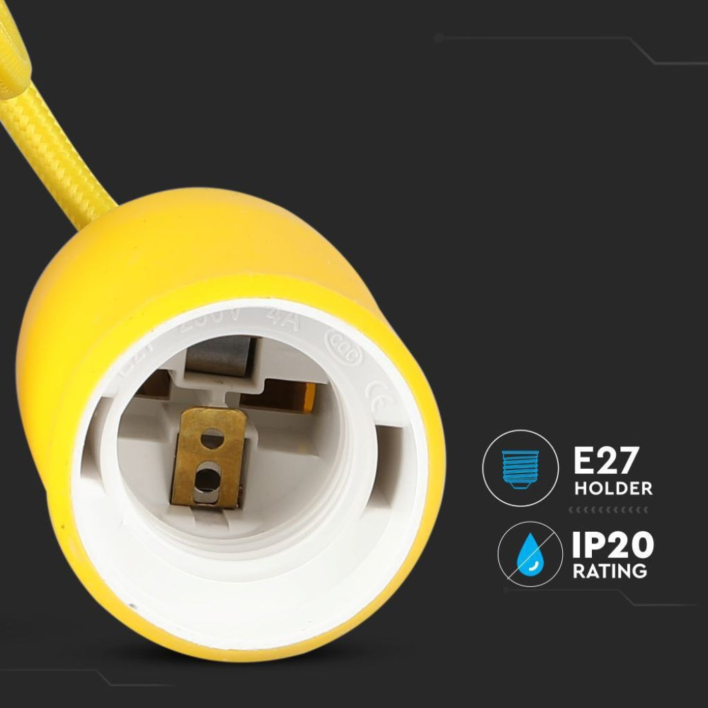 E27 Stropna Svetilka Rumena