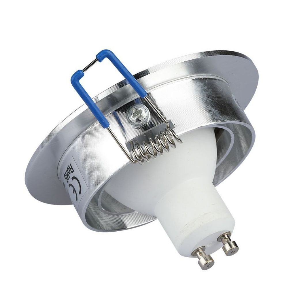 1 x GU10 Housing Round Aluminum