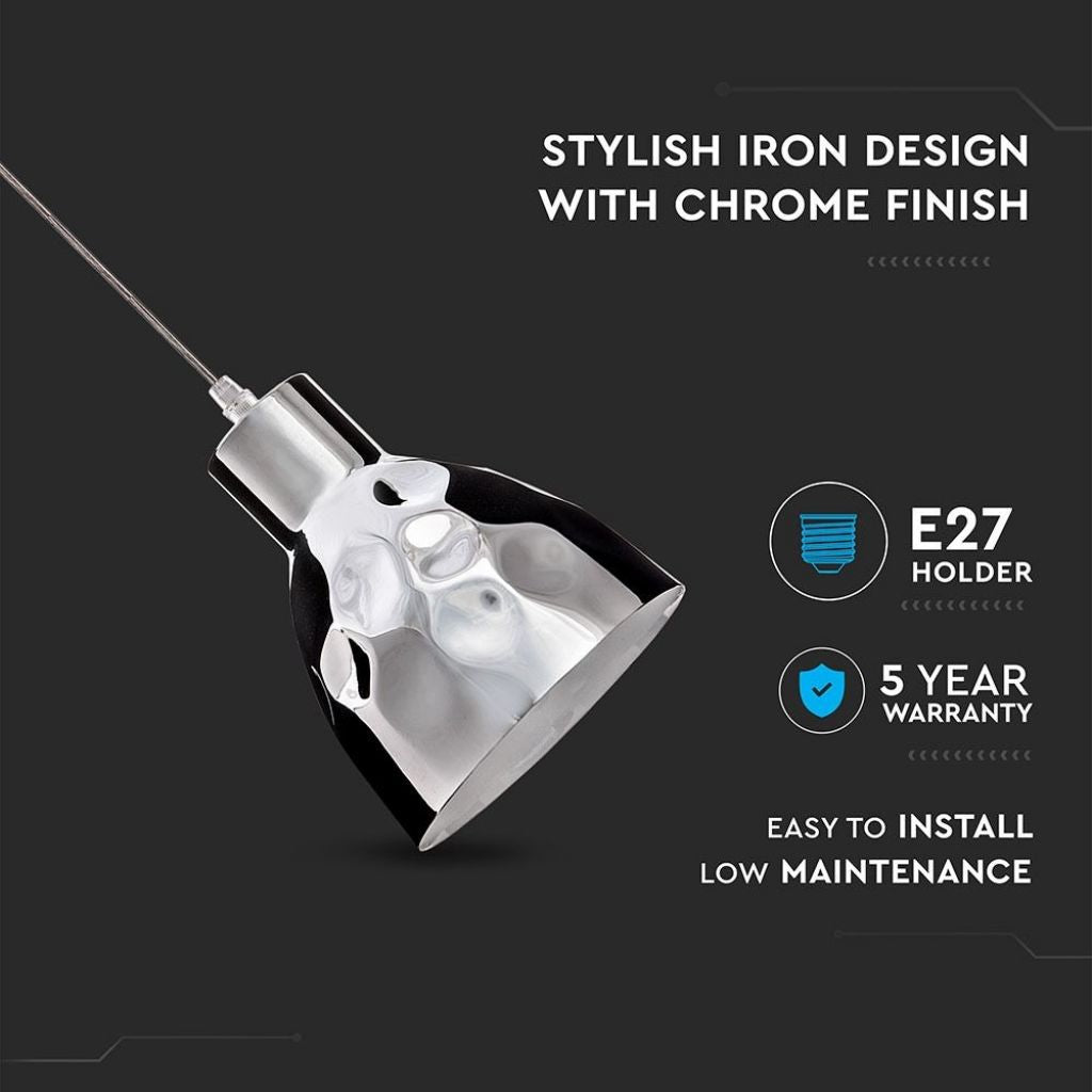 Stropna Svetilka Krom 150mm
