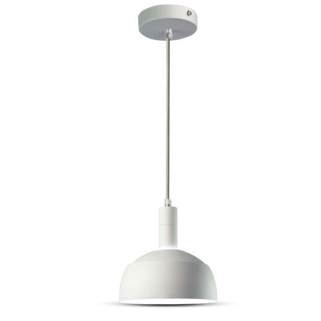 Stropna Svetilka Aluminij E14 Bela