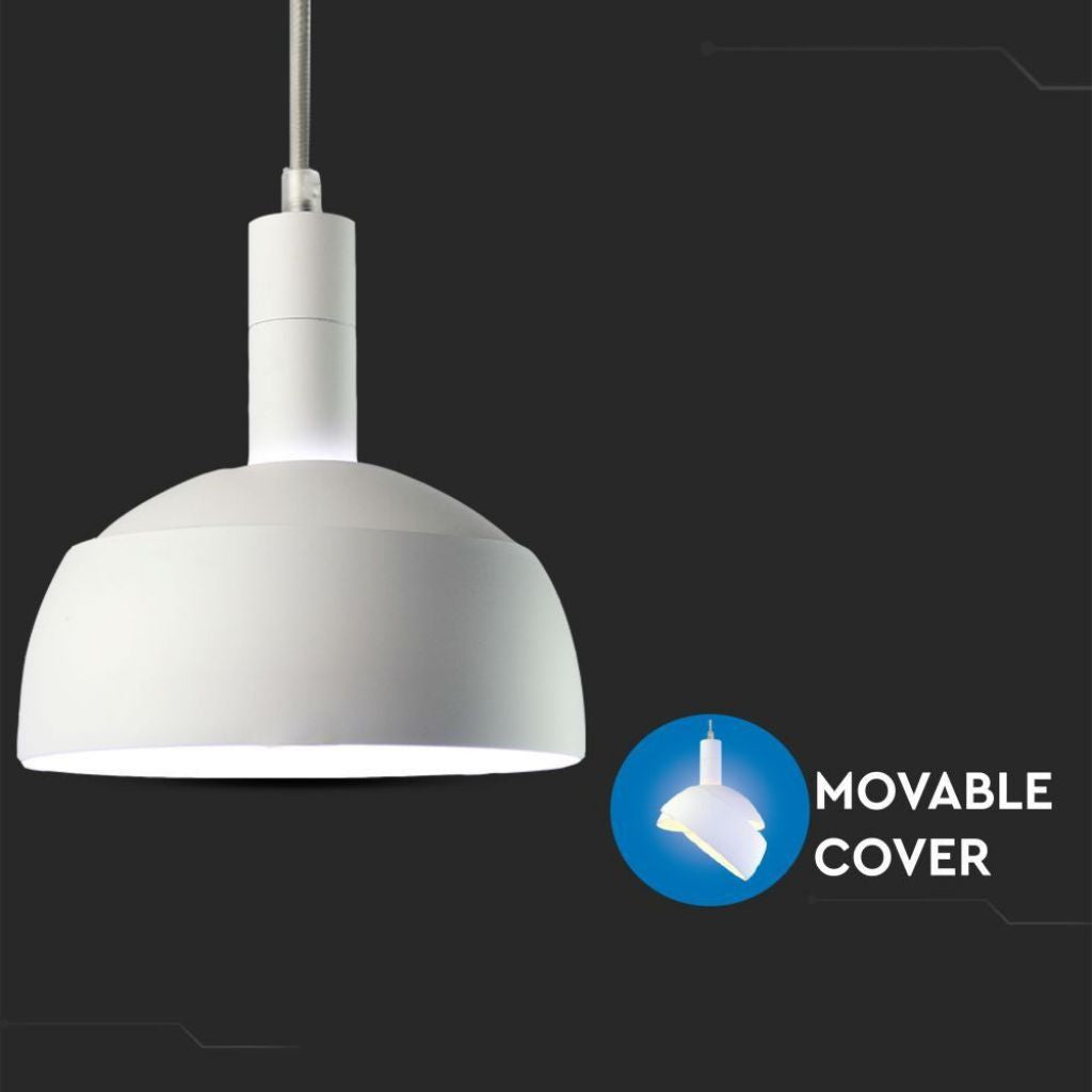 Stropna Svetilka Aluminij E14 Bela