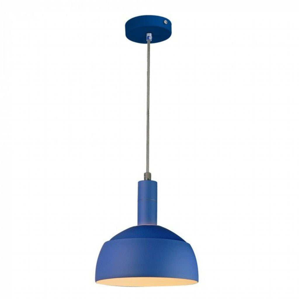 Stropna Svetilka Aluminij E14 Modra