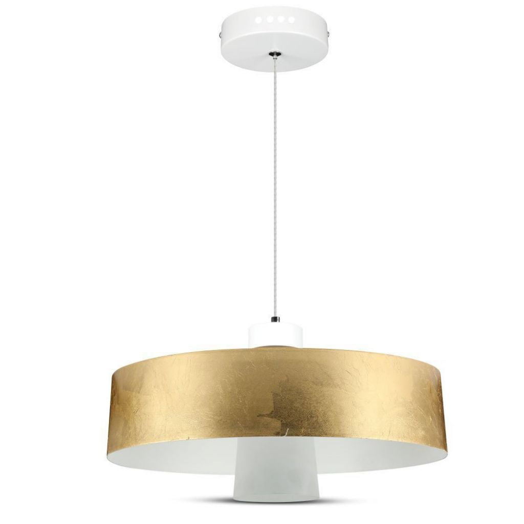 7W LED Stropna Svetilka Zlata 340mm 4000K