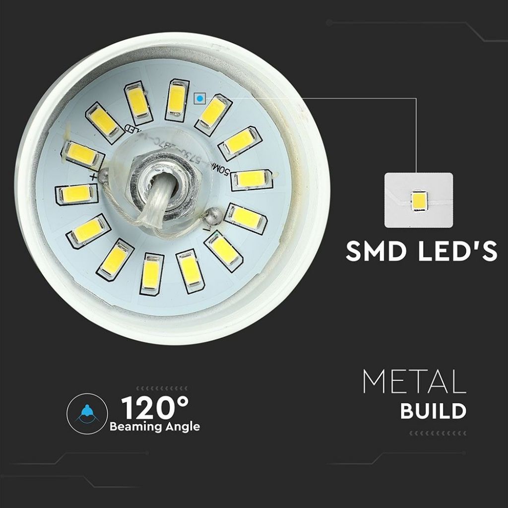 7W LED Stropna Svetilka Zlata 340mm 4000K