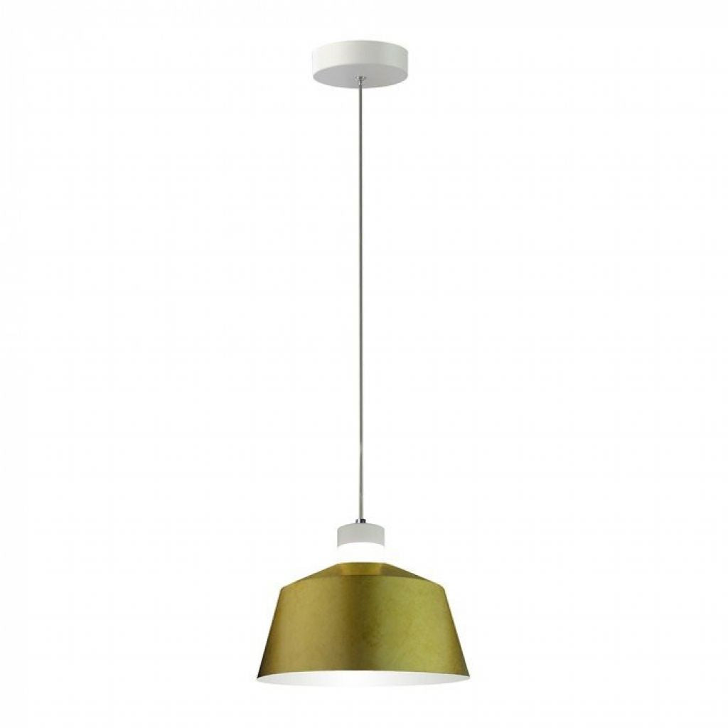 7W LED Stropna Svetilka Zlata 250mm 3000K
