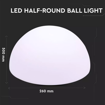 LED Svetilka Polkrog RGB