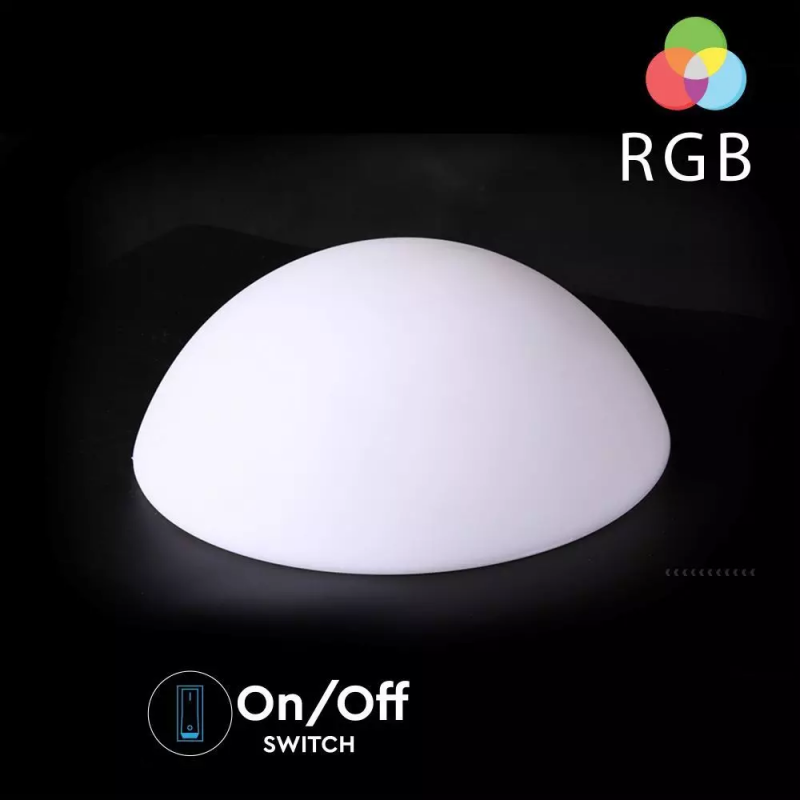 LED Svetilka Polkrog RGB