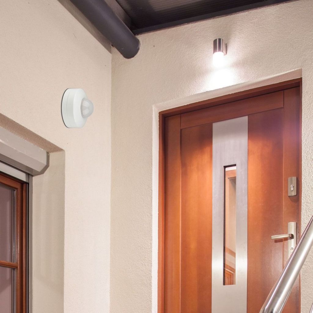 Senzor Gibanja PIR Nadometni Beli 360kot/do 12m/do 1200w