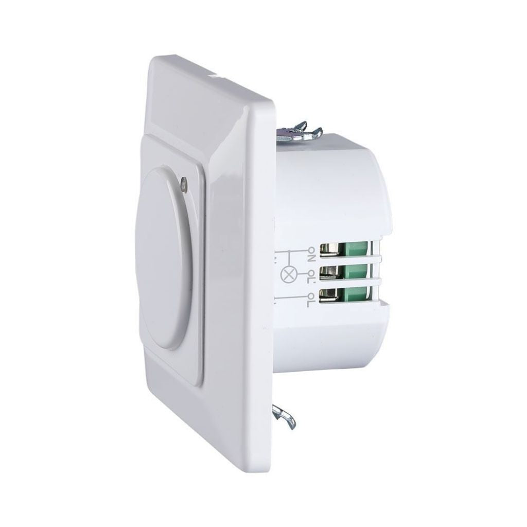 Sensor Gibanja Mikrovalovni Beli Vgradni /kot 180/5-15m/do 1200w